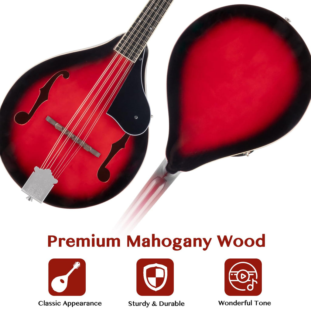 8 Strings Acoustic Mahogany Wood Mandolin D487583