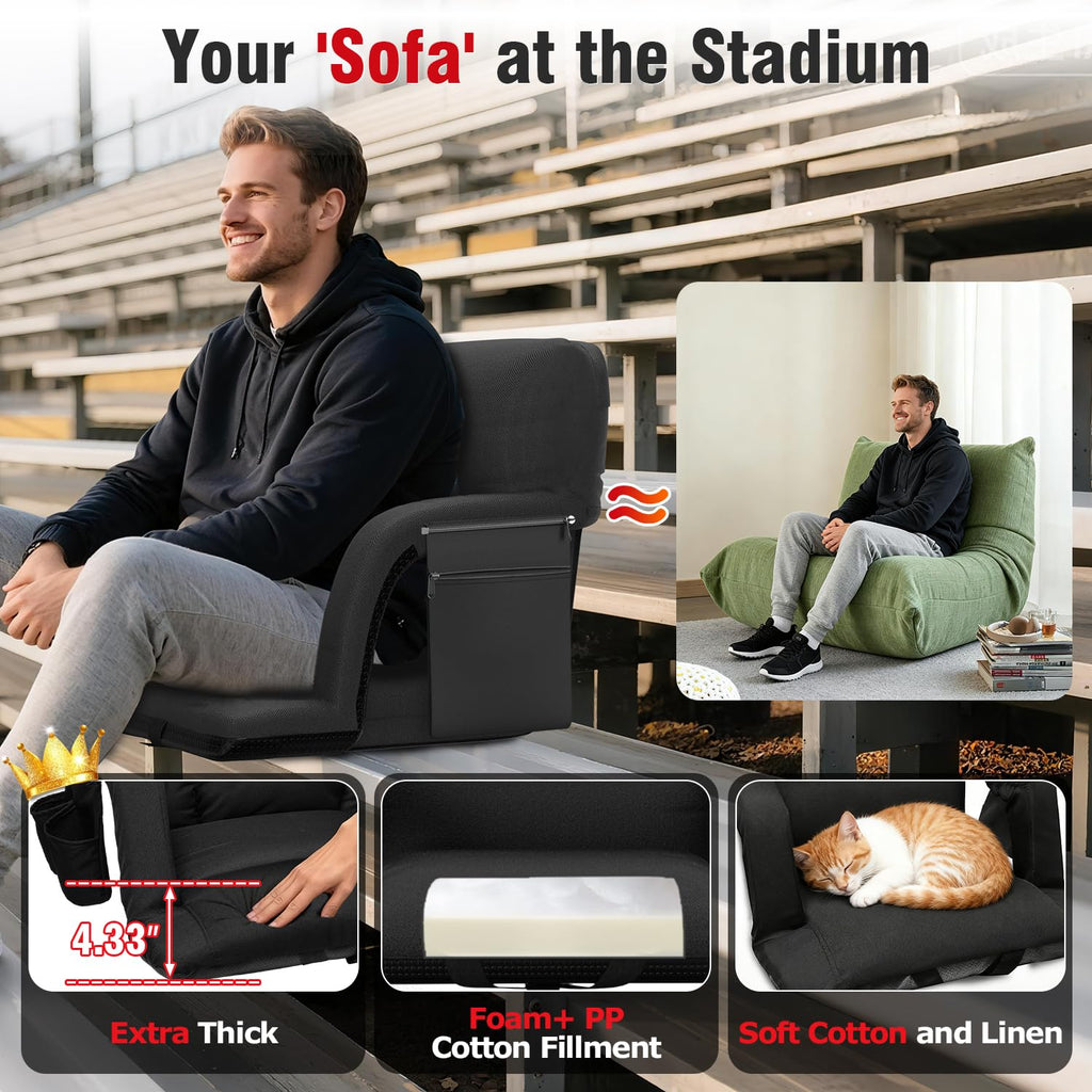 Stadium Seats with Back Support 2 Pack I293439