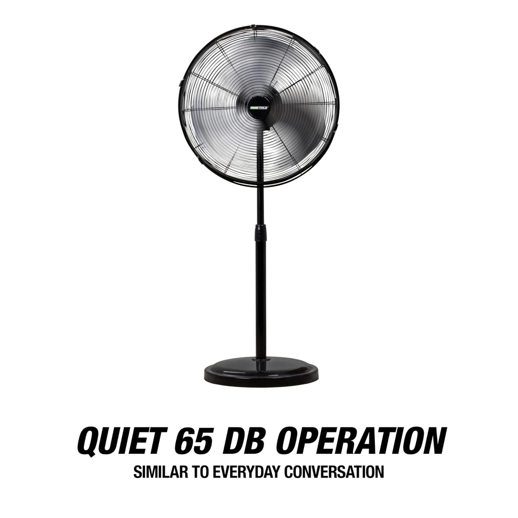 Adjustable 20 Inch Oscillating Pedestal Fan D404
