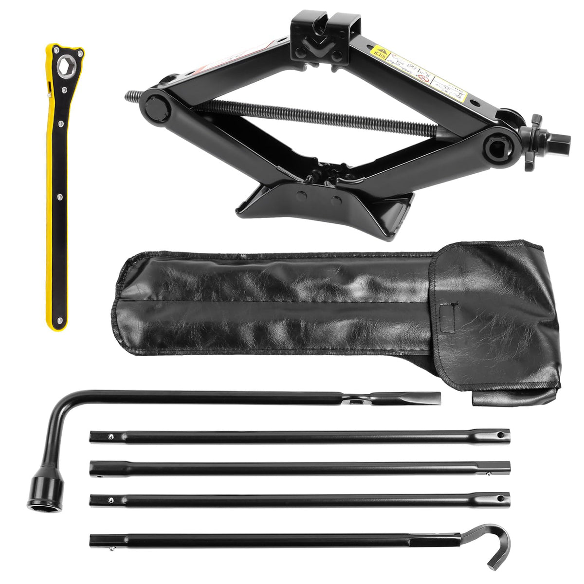 Spare Tire Jack Tool Kit with Ratchet Wrench U66719