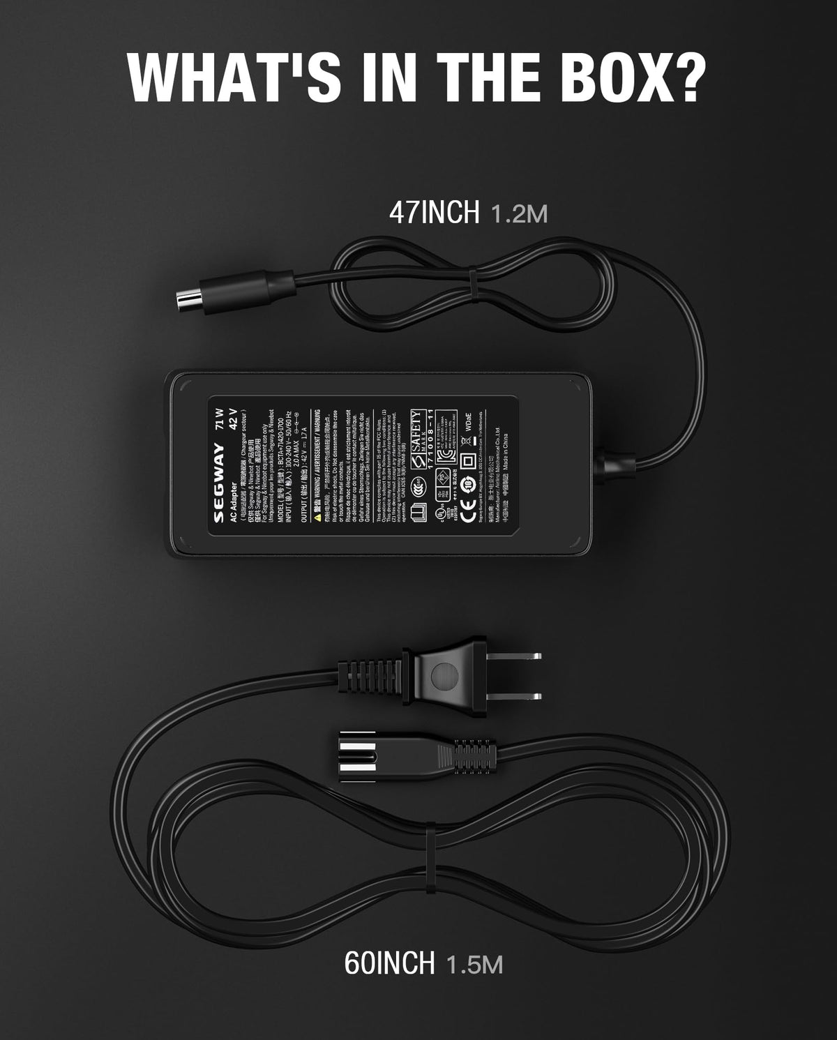 42V 1.7A Charger Power Adapter D7399