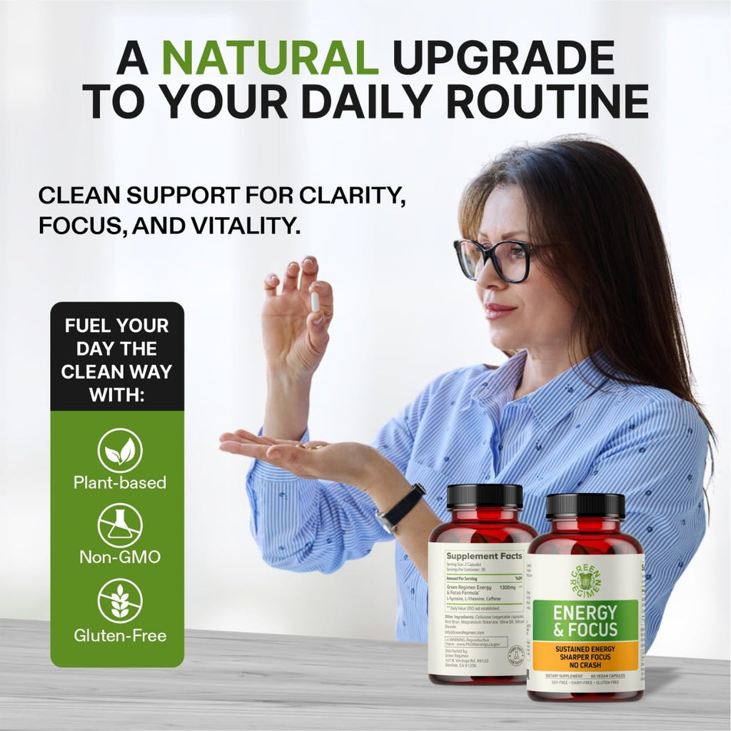 Vegan Non-GMO Energy & Focus Capsules N271