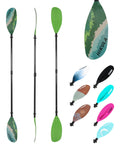 Adjustable Carbon Fiber Shaft Kayak Paddle 4 Piece M317