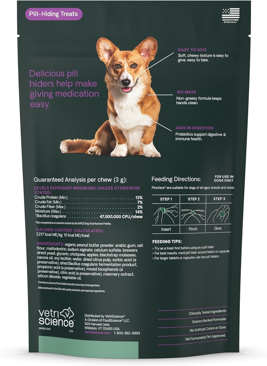 Peanut Butter Dog Pill Hiders 45 Count S4846