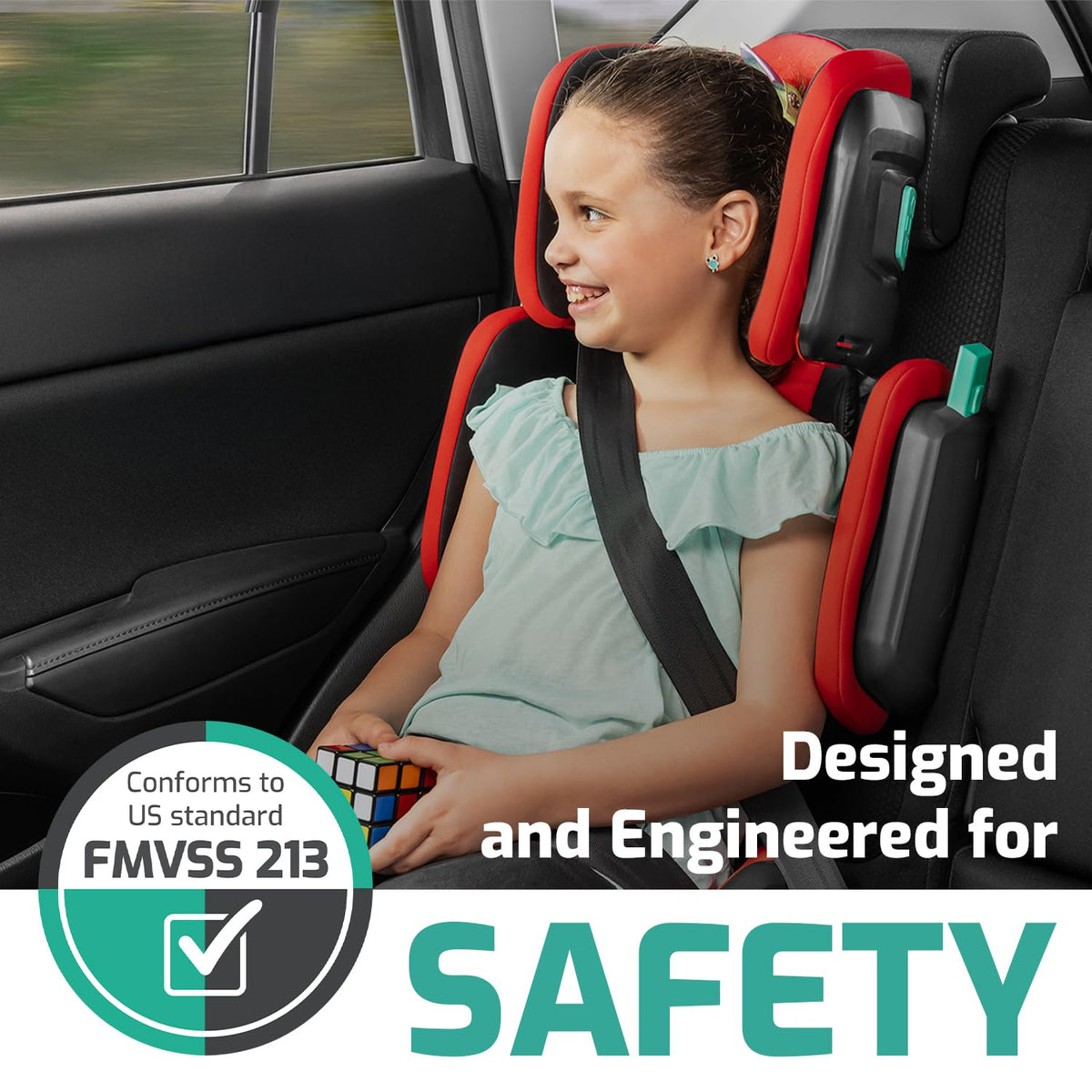 Adjustable Kids High Back Booster Car Seat P554