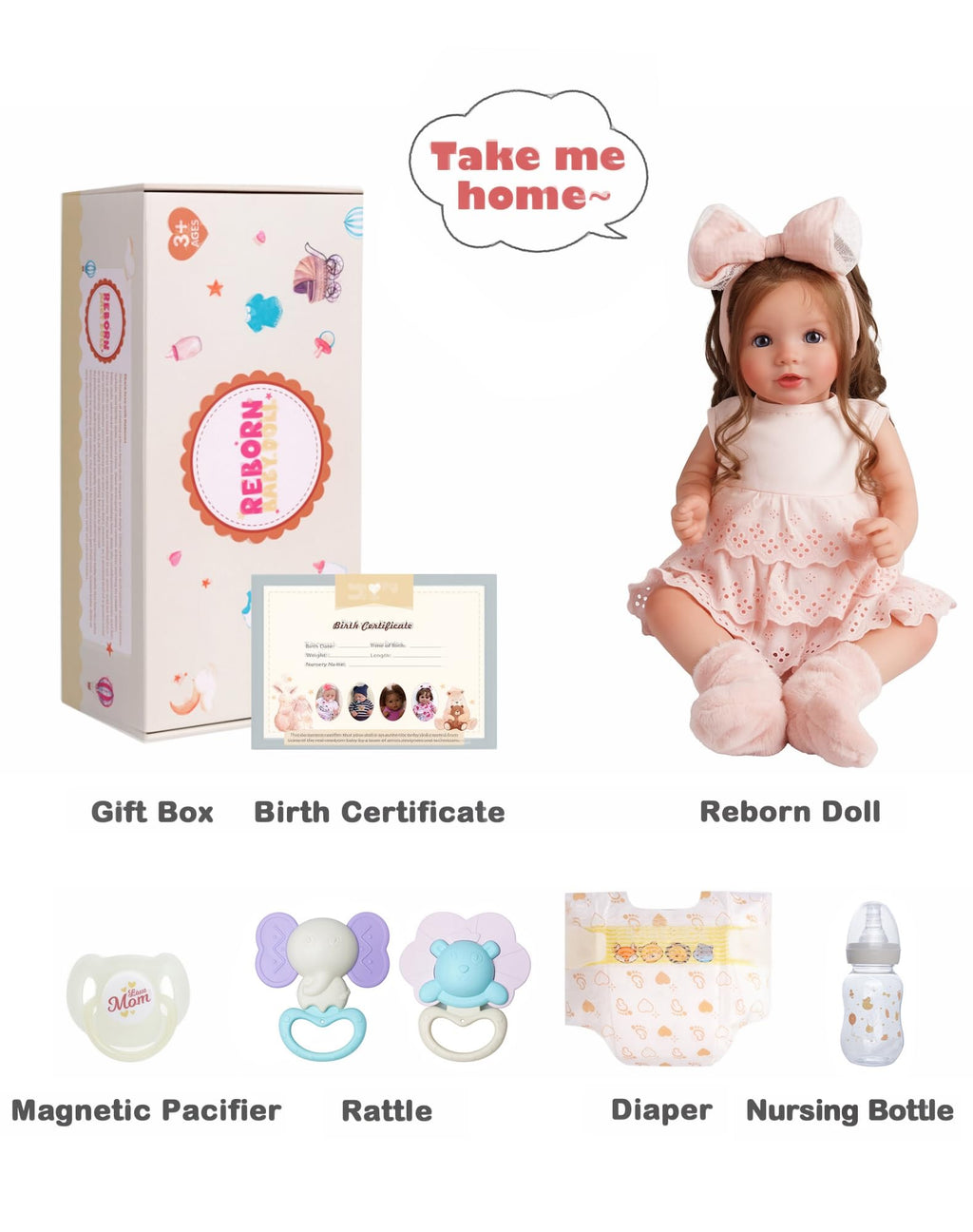20 Inch Lifelike Reborn Baby Dolls Y223