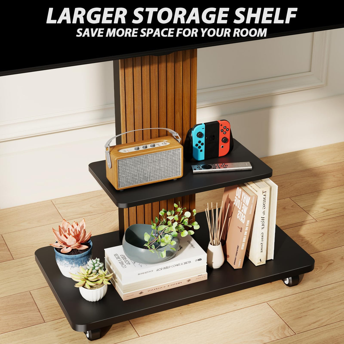 Heavy Duty Rolling TV Stand for 55-100 inch Large Screens G193983