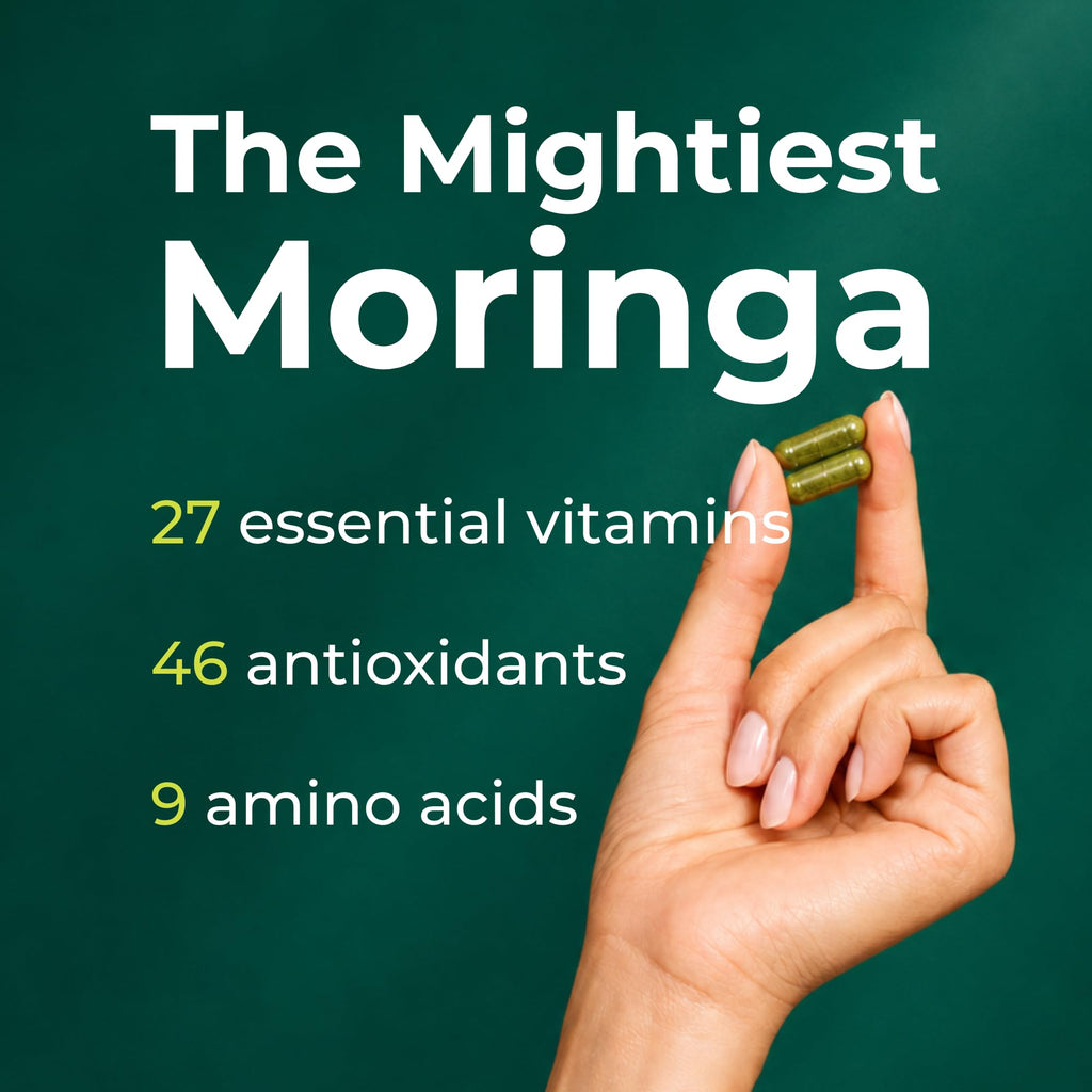 Pure Organic Moringa Leaf Capsules 60ct P55250