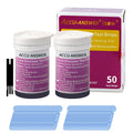 50 Test Sugar Test Strips with 50 Lancets V595733