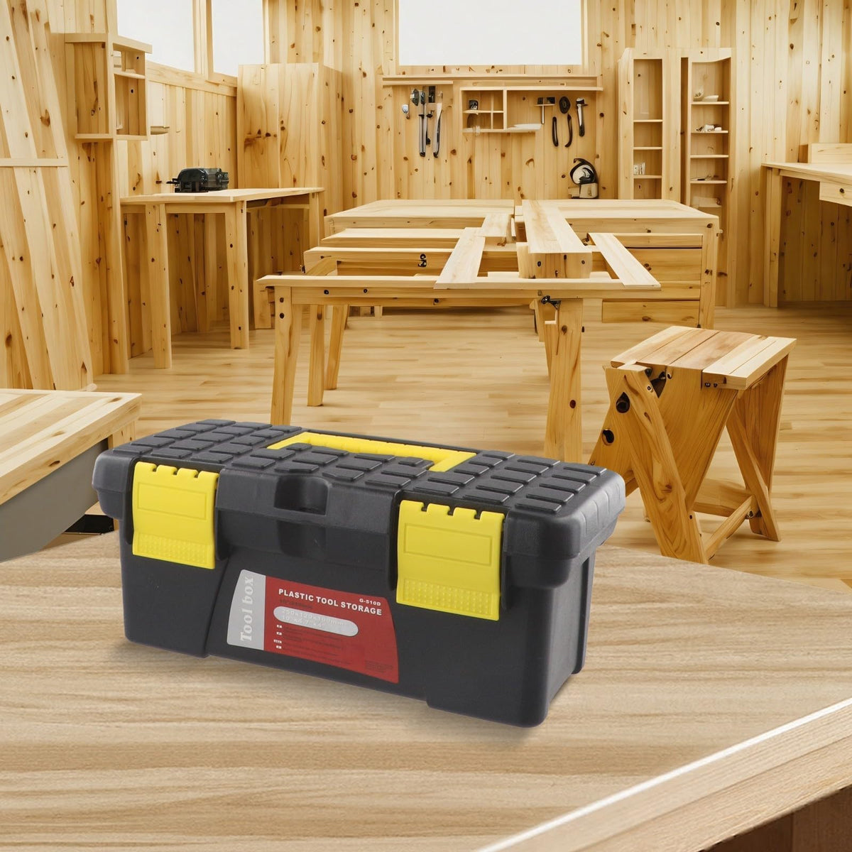 10 Inch Single Layer Plastic Tool Storage Box L49502