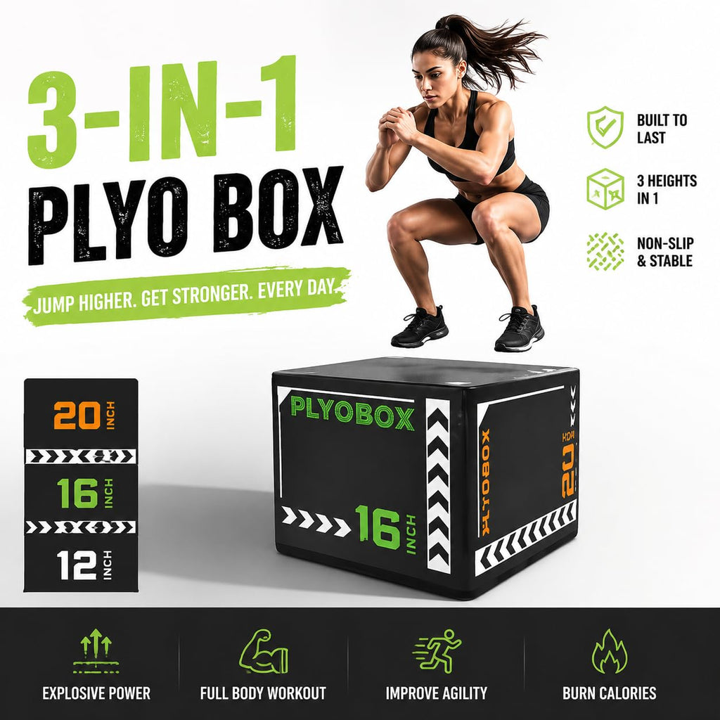 3 in 1 Foam Plyo Box P32572