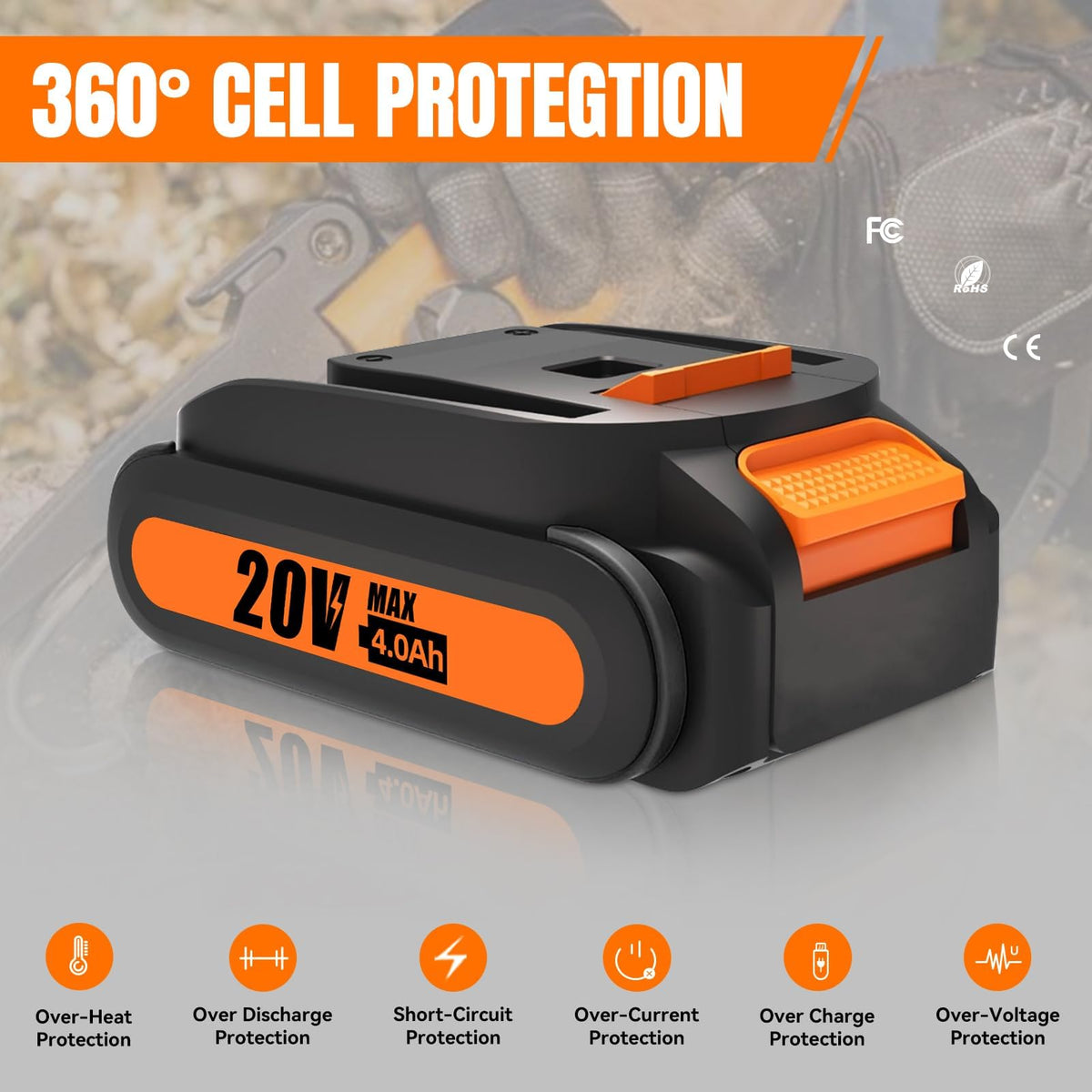 20V 4.0Ah Battery H356