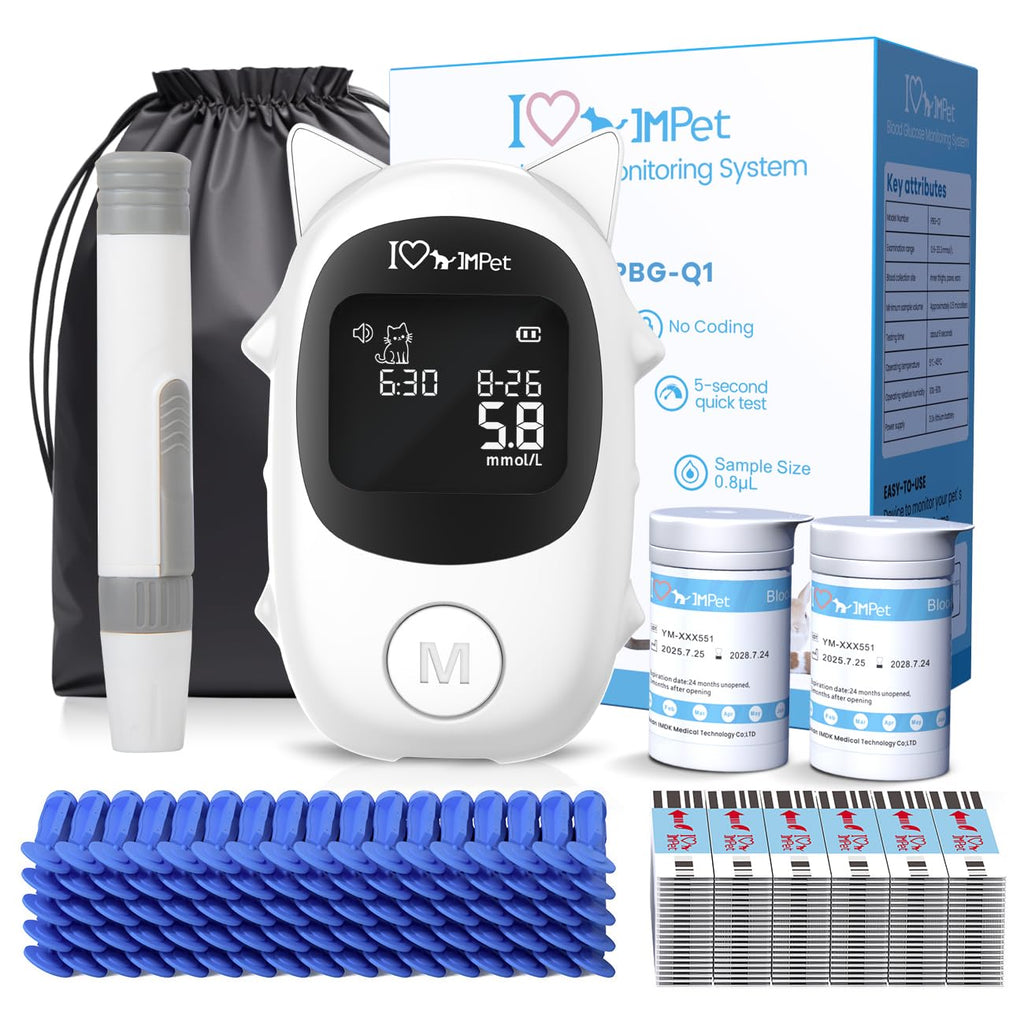 Glucose Monitoring Kit for Dogs & Cats with 100 Strips R17994