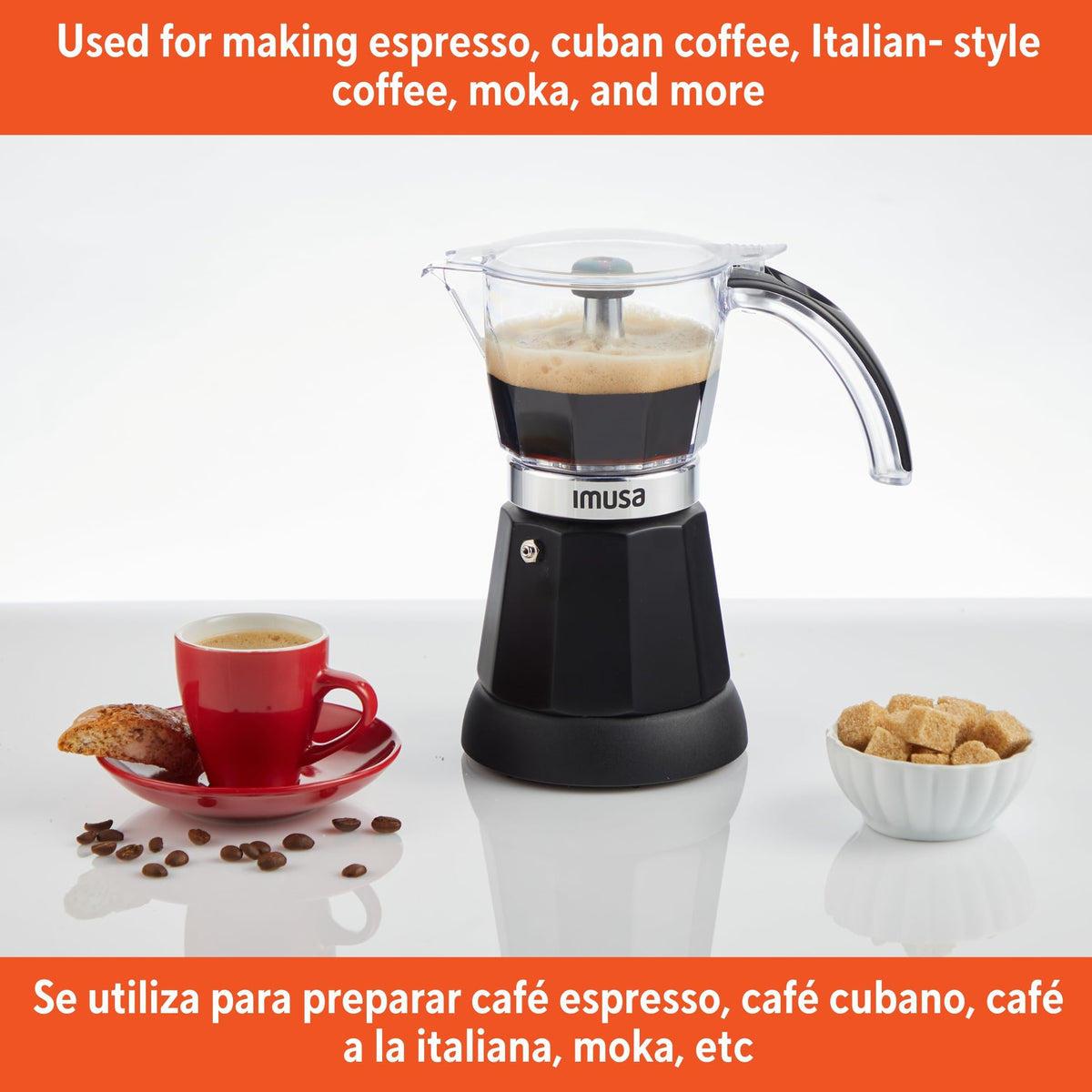 Black Electric Espresso Maker I549