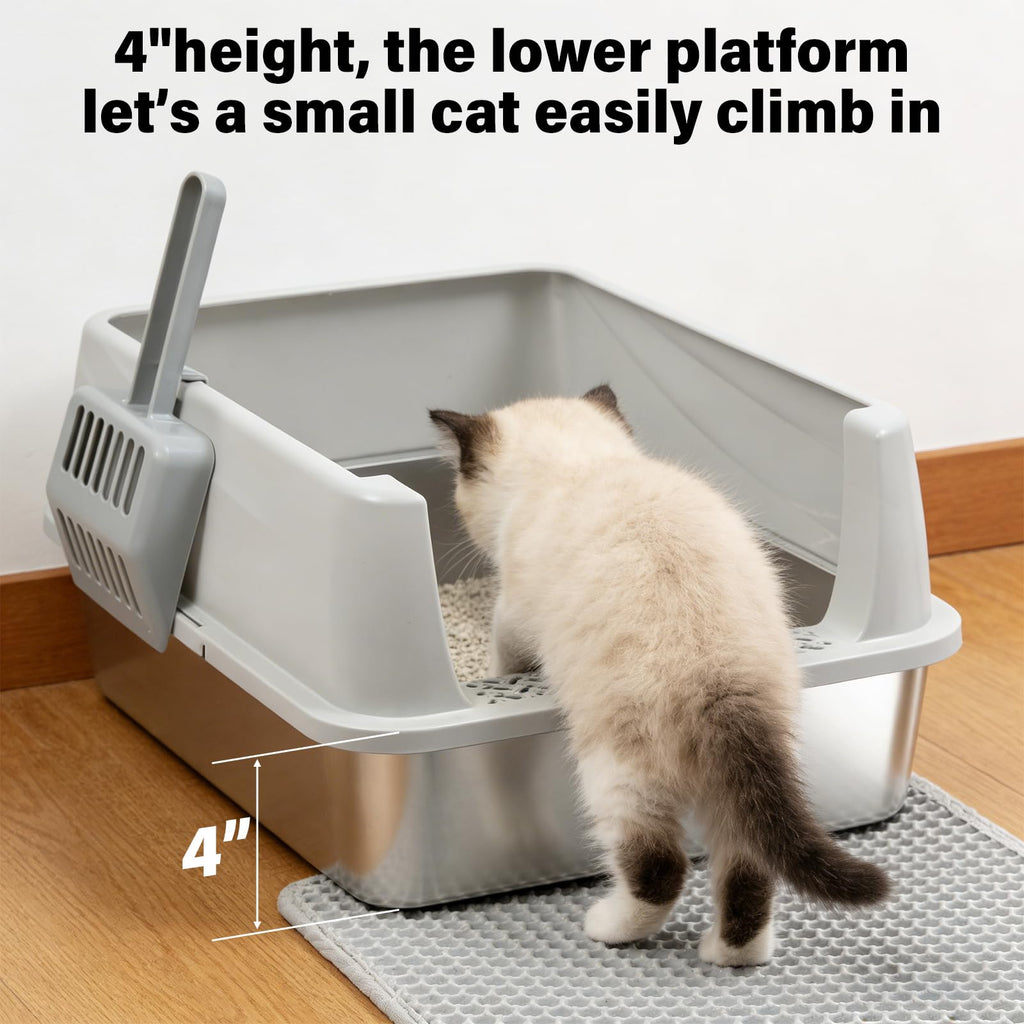 Stainless Steel Small Litter Box Y924376
