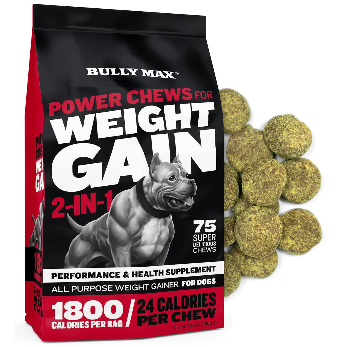 High-Calorie Liquid Weight Gainer & Soft Chews for Dogs Q48072