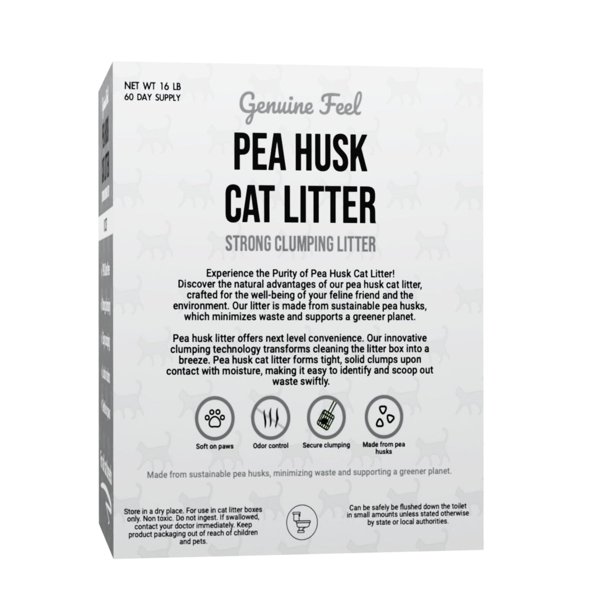 15 lbs Natural Unscented Cat Litter V35486