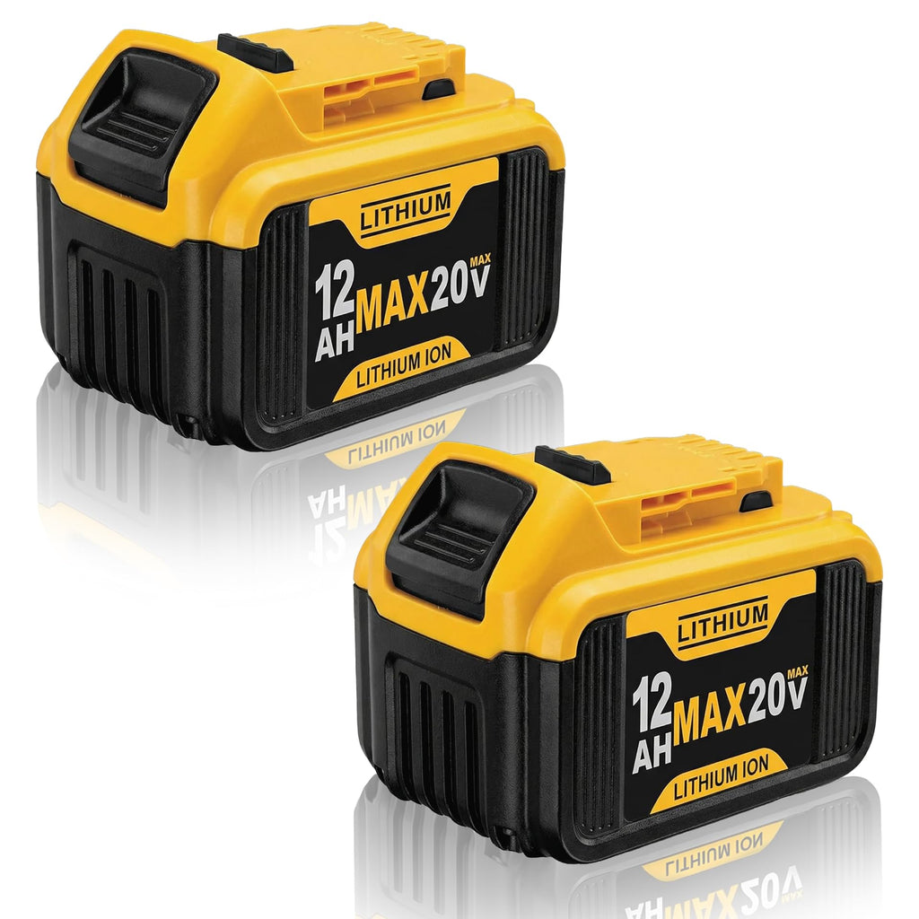 2-Pack 12Ah Rechargeable Li-ion Battery Q1907