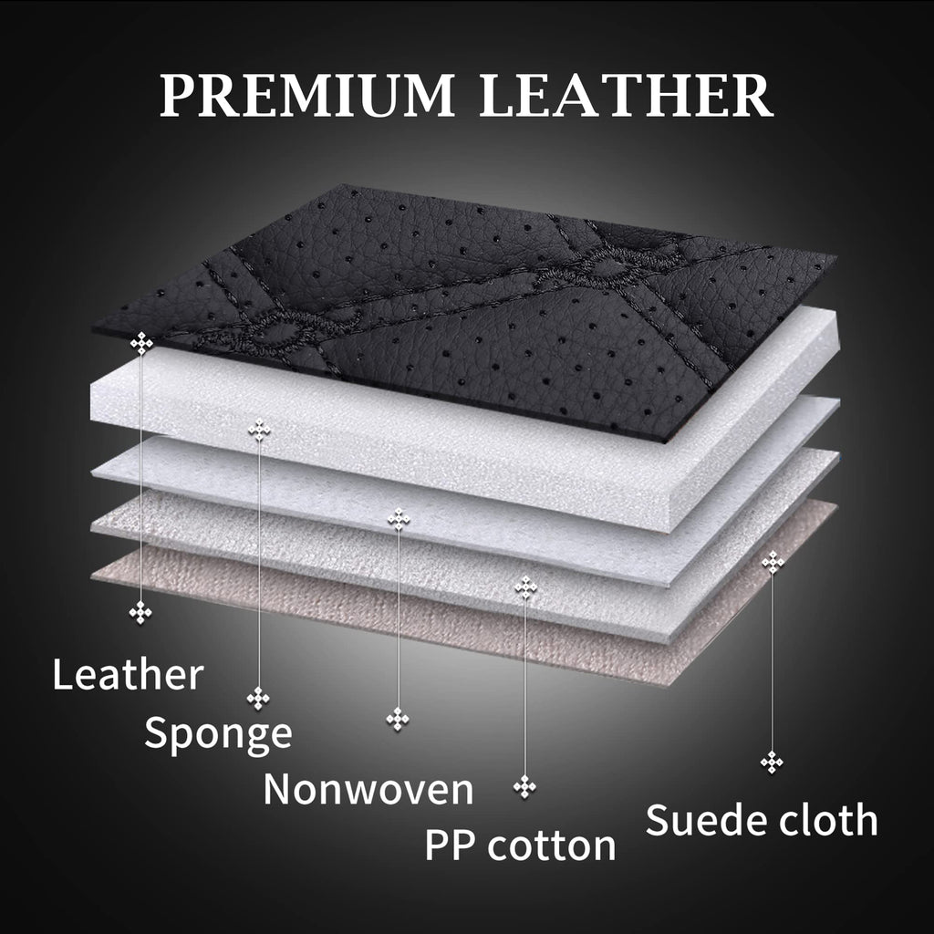 Leather Car Seat Covers Full Set Q1988