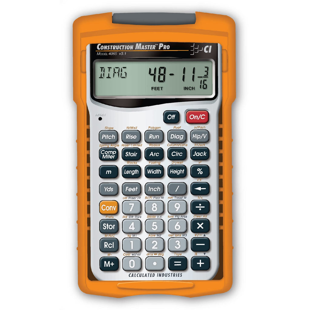 Construction Master Pro Calculator and Workbook P439