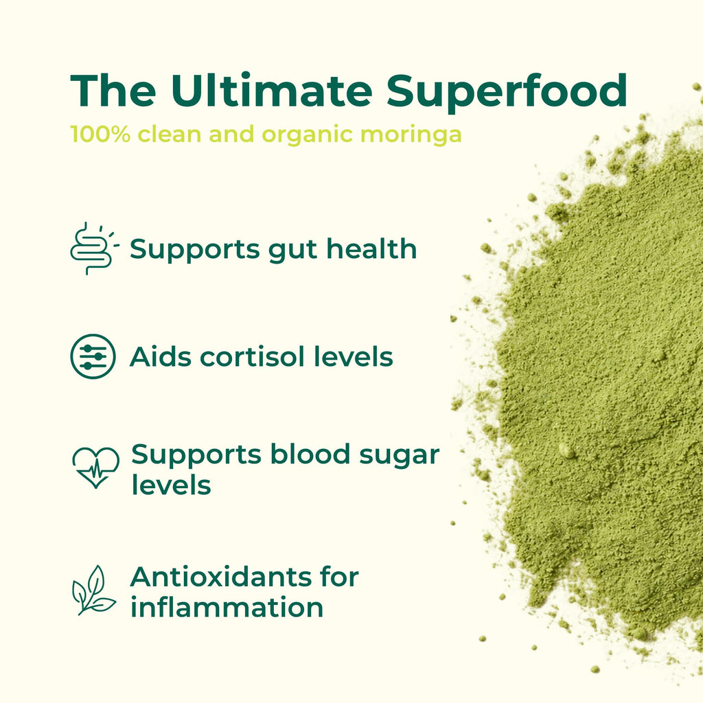 Pure Organic Moringa Leaf Capsules 60ct P55250