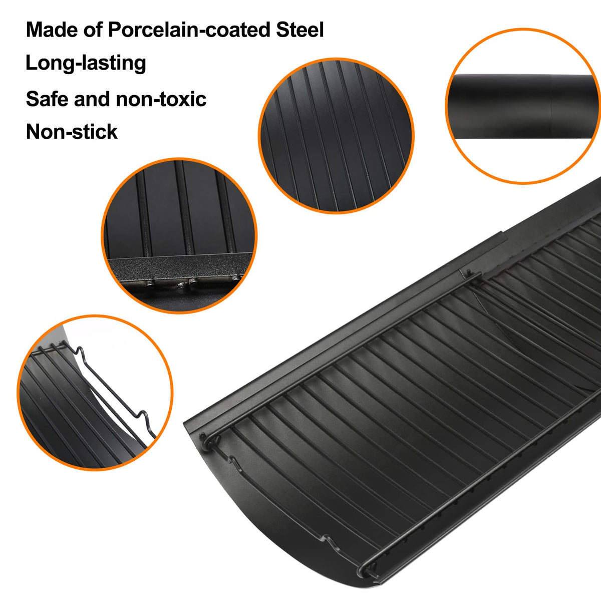 Adjustable Stainless Steel Ash Pan T2418