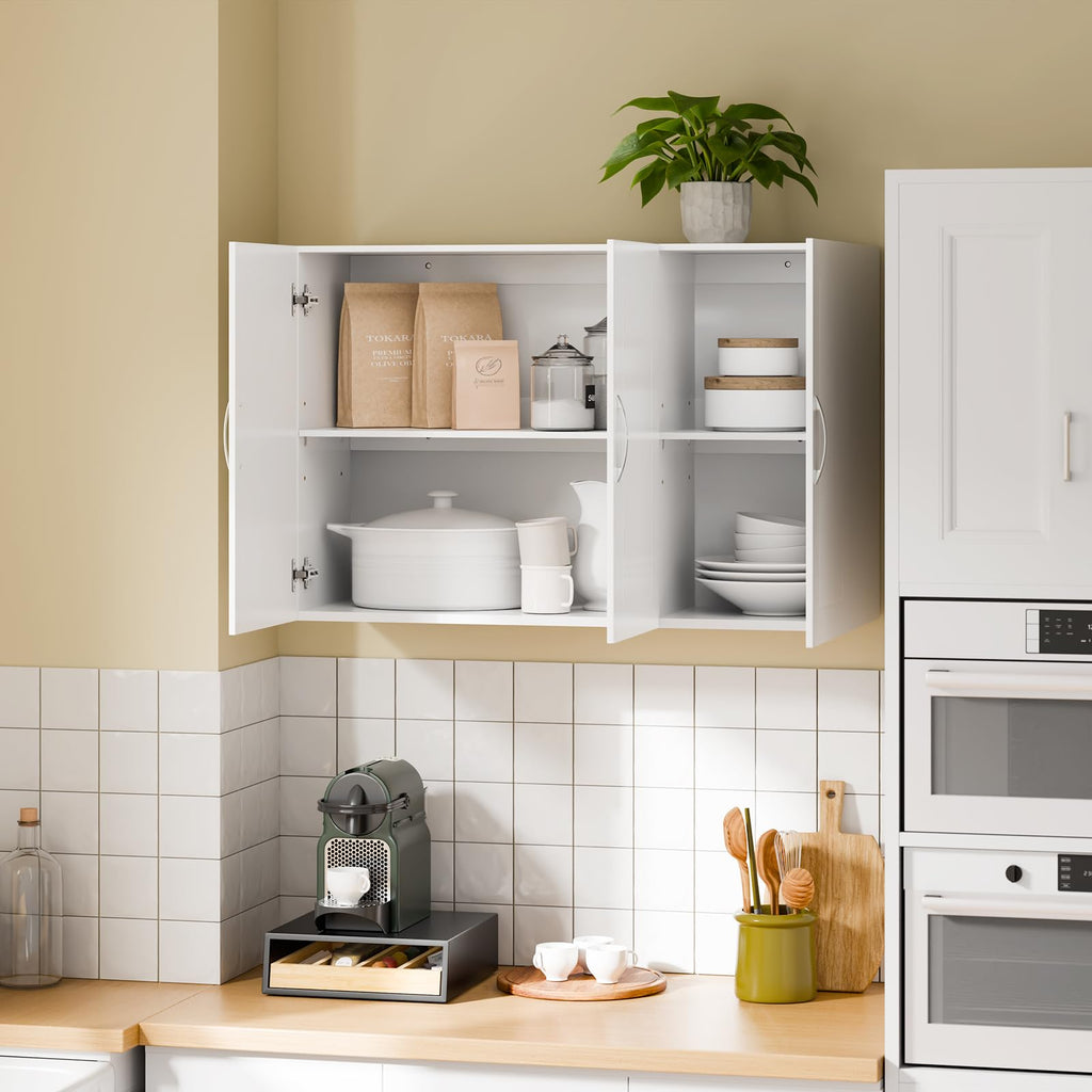 White 3-Door Bathroom Wall Cabinet R60162