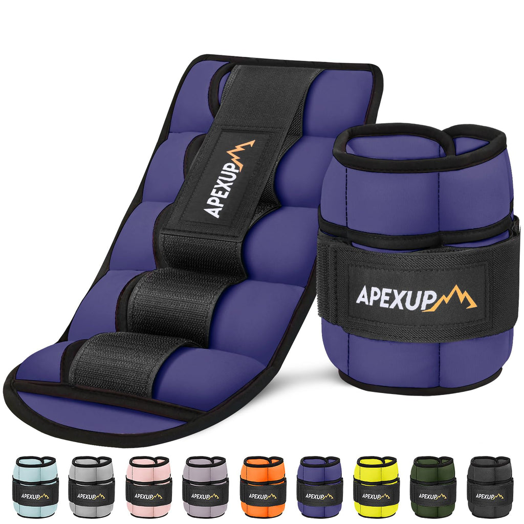 10lbs/Pair Adjustable Ankle Weights & 5lbs Weighted Vest Y53133