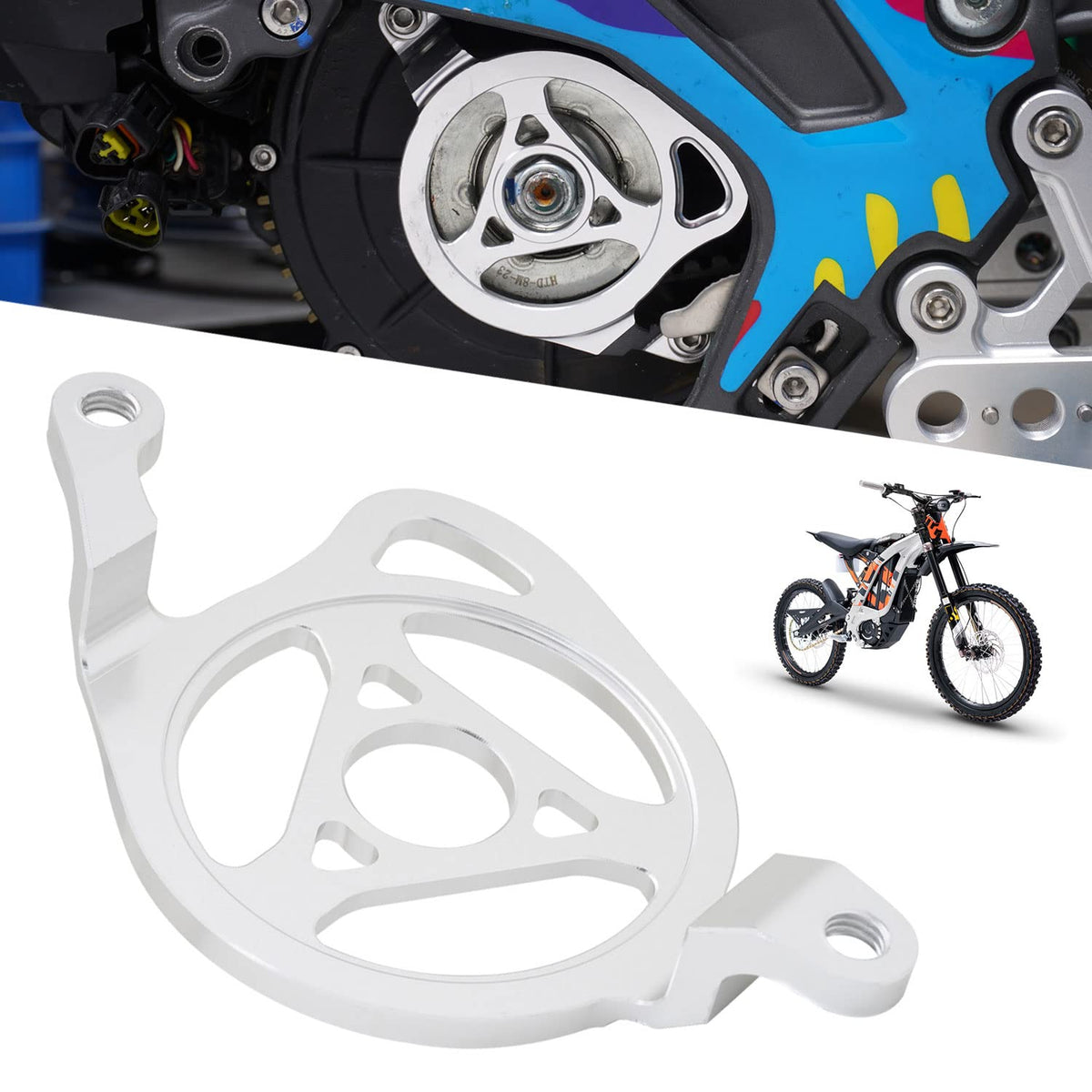 Ventilated CNC Engine Case Guard L688
