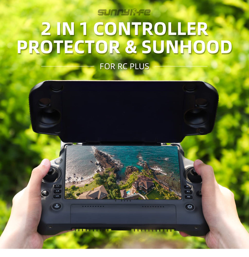 Remote Controller LCD Screen Protect Cover & Sun Hood R90776