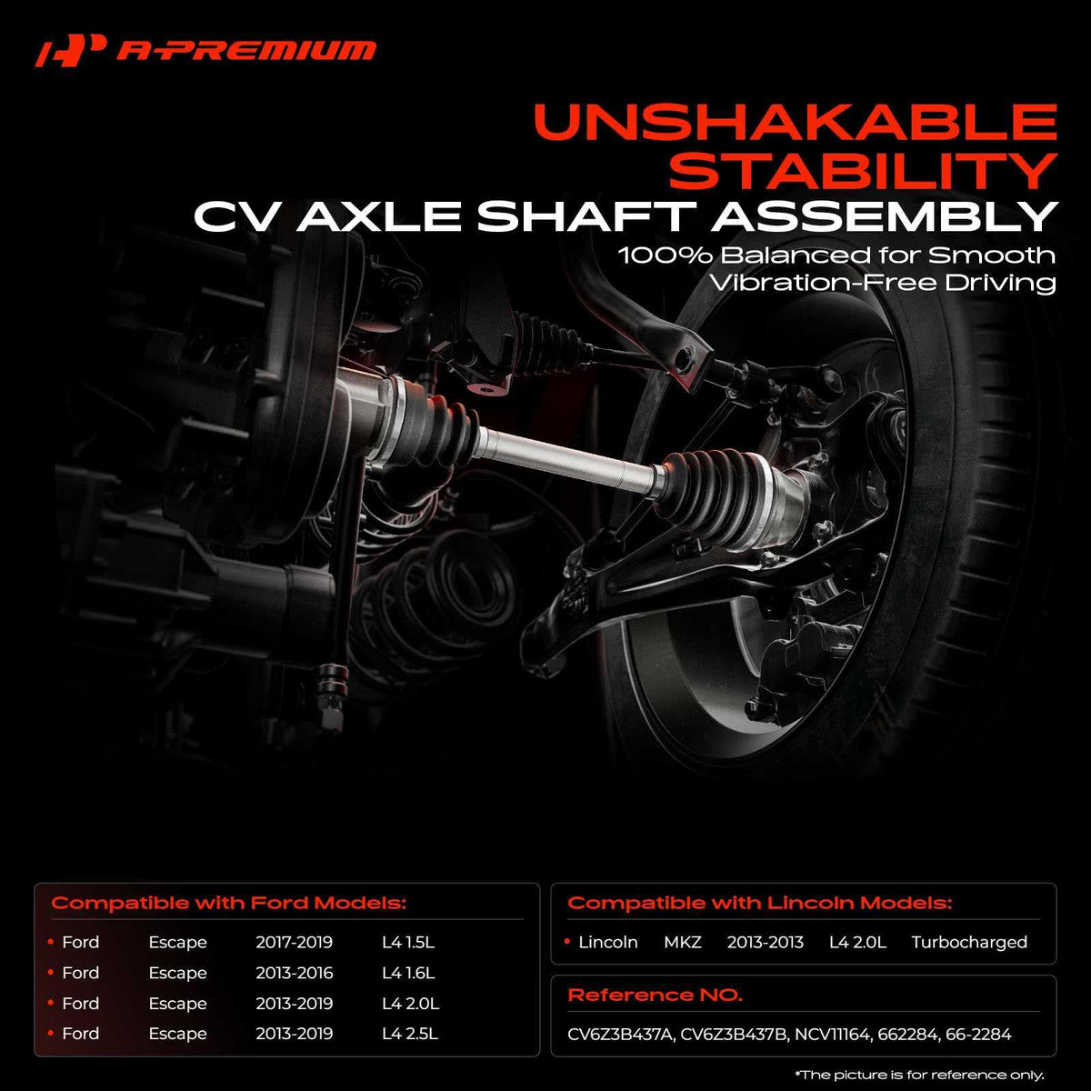 Front Left Driver Side CV Axle Shaft Assembly R171