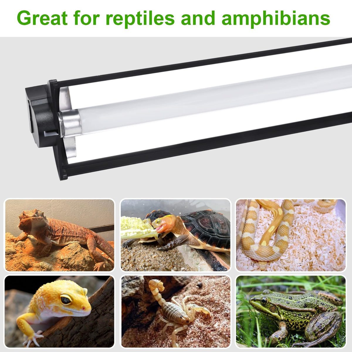 24W 22 Inch UVB Reptile Light Fixture B25003
