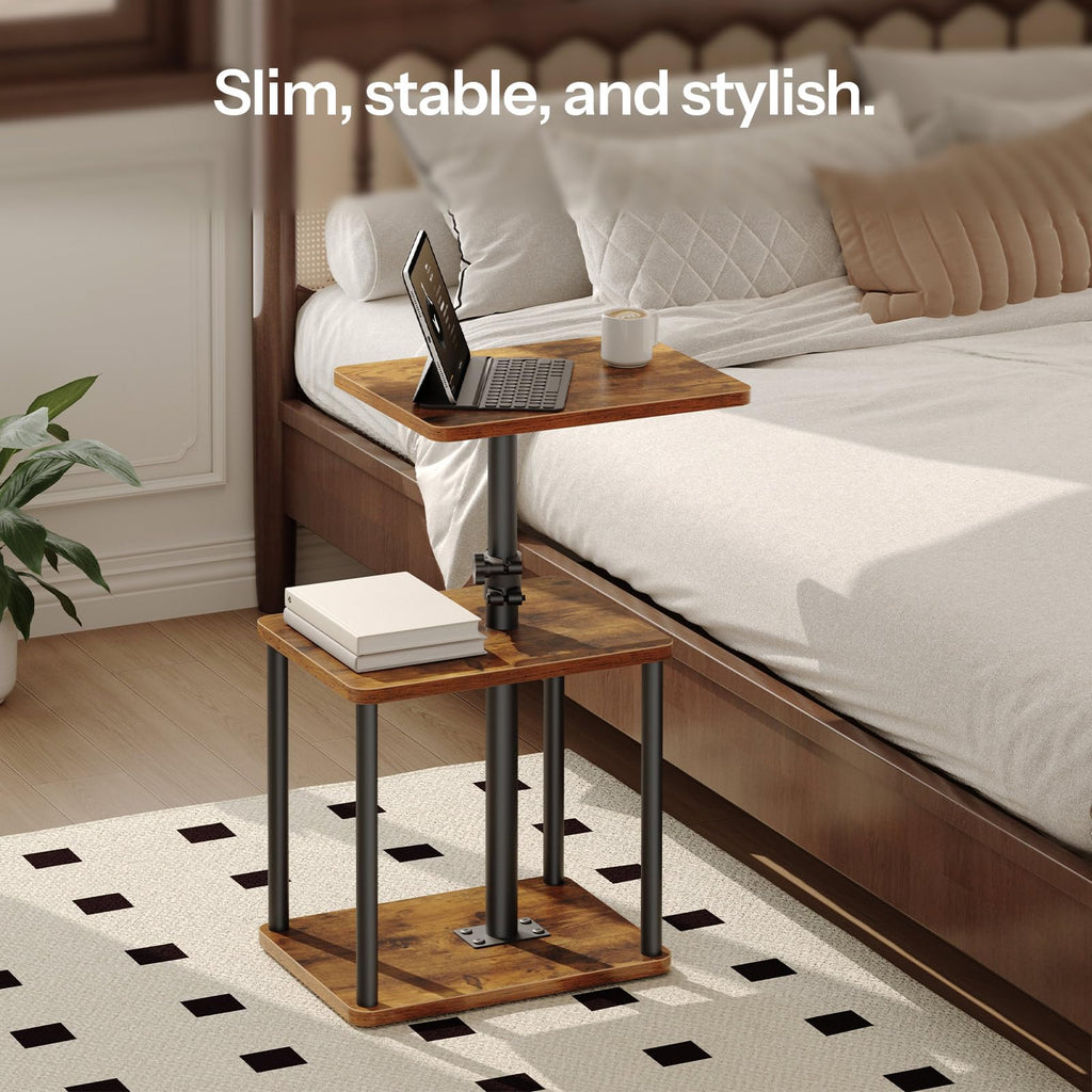360° Rotating Height Adjustable End Table I396