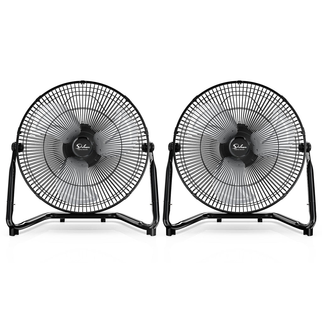 20" 3-Speed High Velocity Industrial Floor Fan, 2 Pack M163