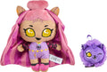 Plush Doll Set with Pet Dog and Backpack Y3195