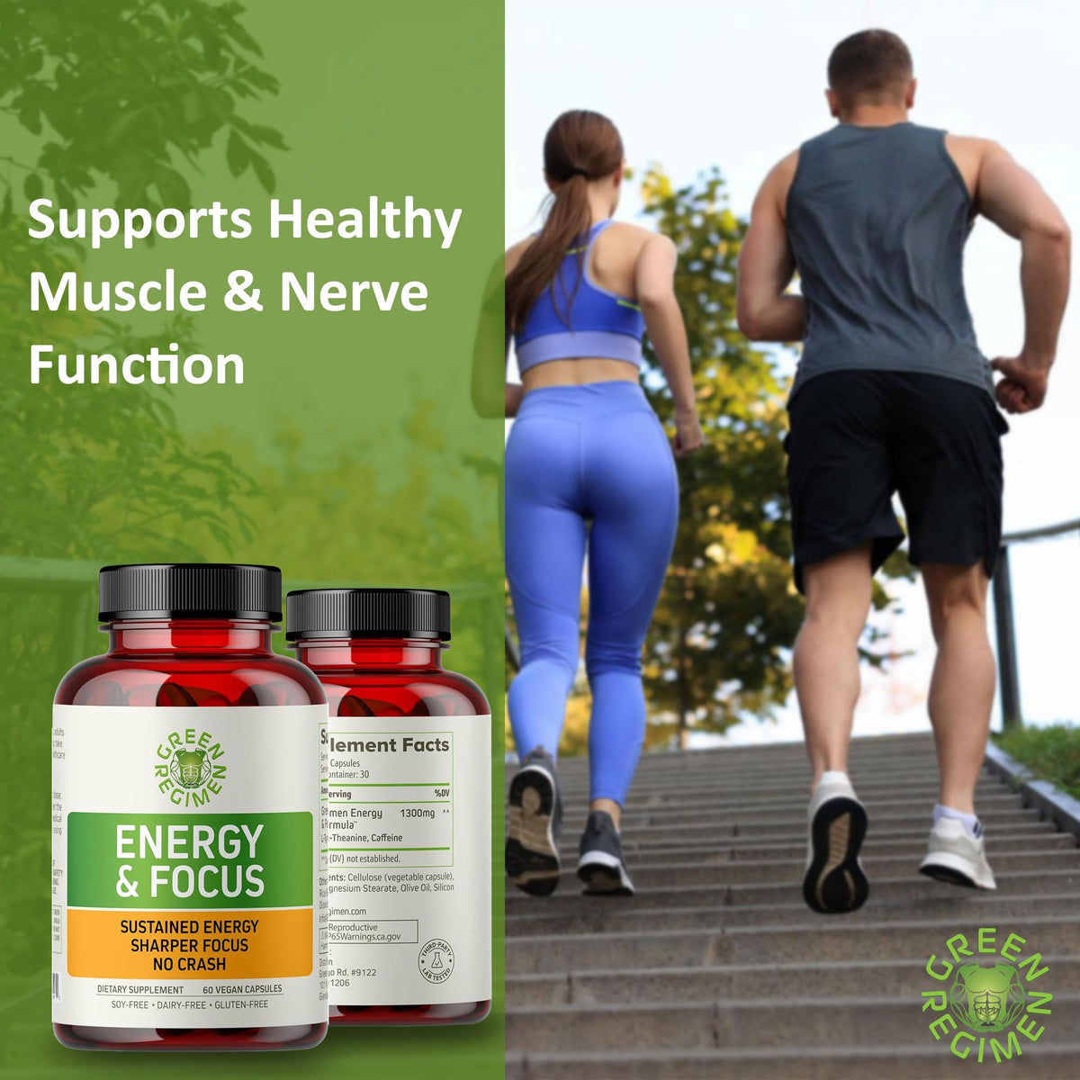 Vegan Non-GMO Energy & Focus Capsules N271