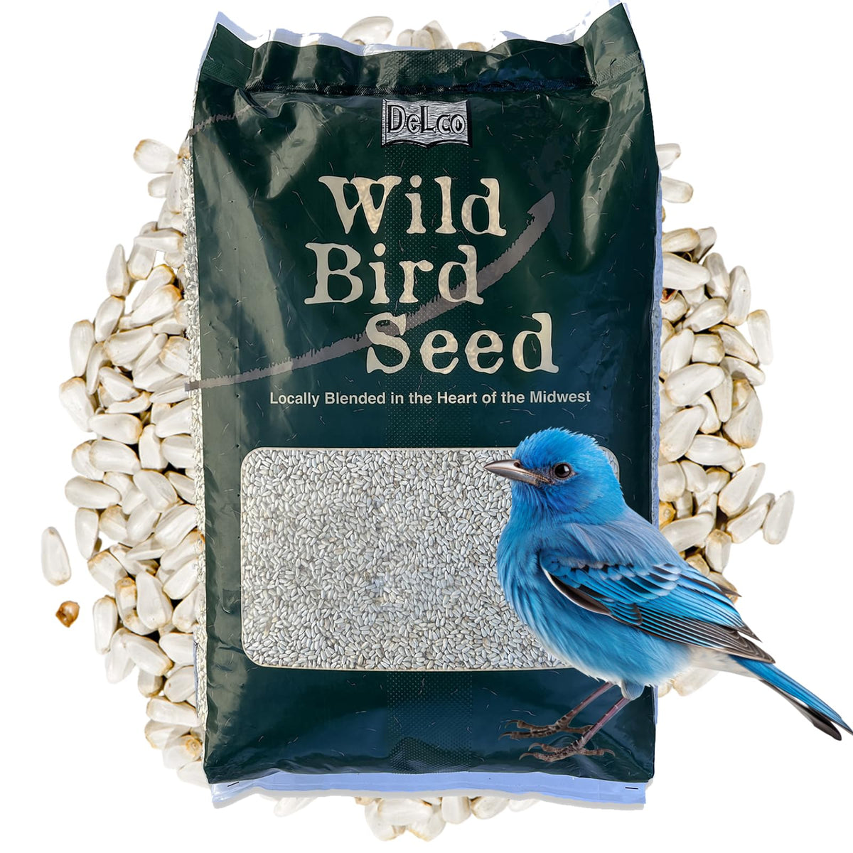 Safflower Wild Bird Seed 20 lb Bag V2940