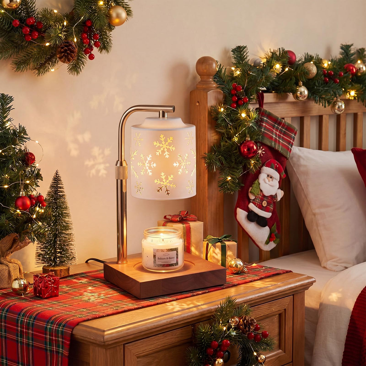 Christmas Candle Warmer Lamp with Timer X231