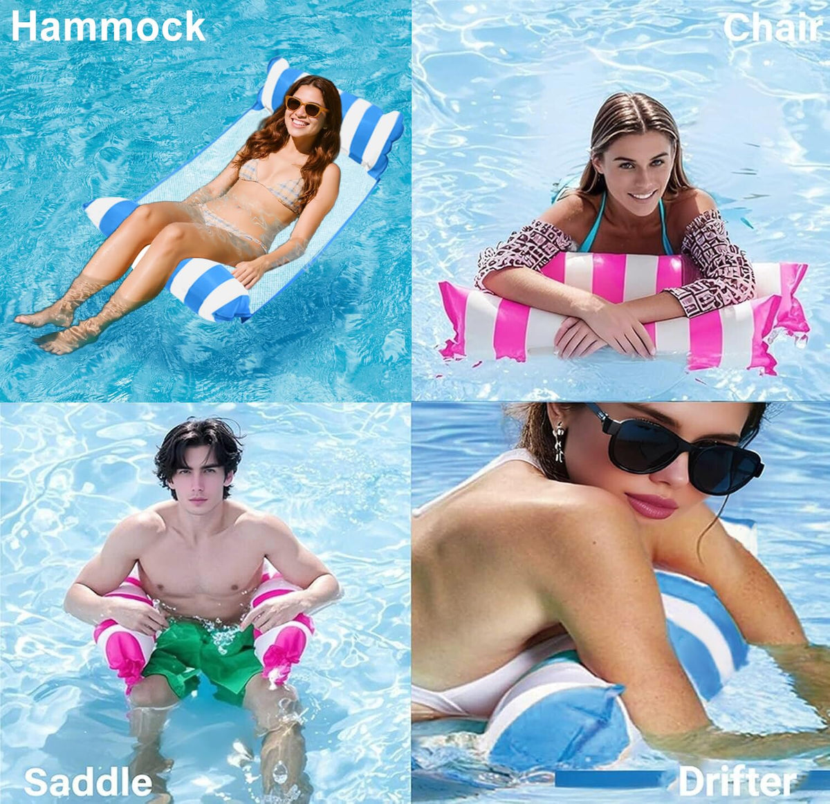 Inflatable Mesh Pool Float R71973
