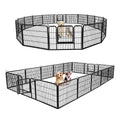24 Inch 16 Panels Metal Dog Playpen M617