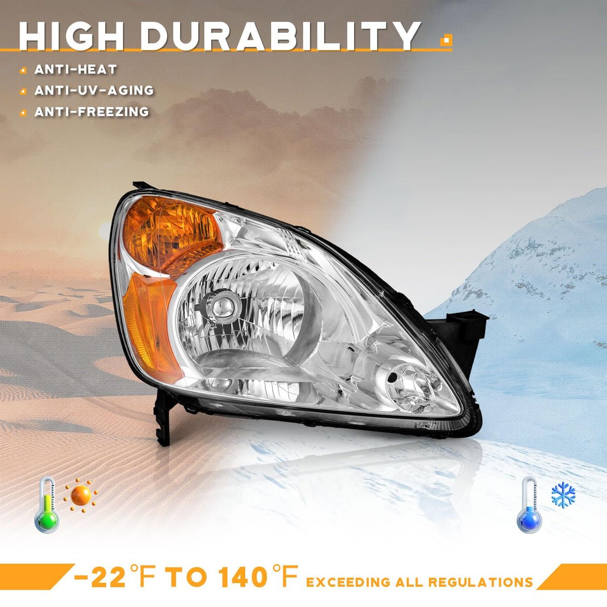 Halogen Headlights Assembly W406287