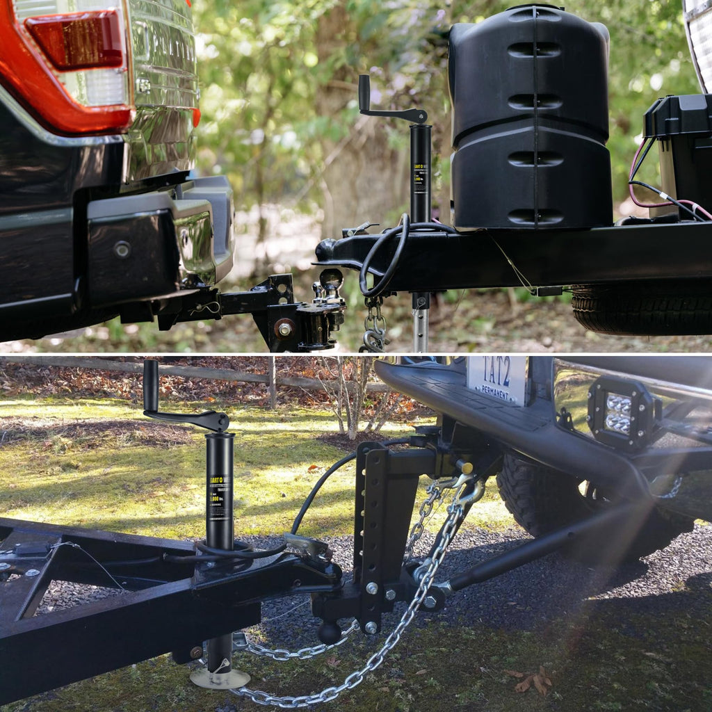 5000 lbs A-Frame Trailer Jack with Adjustable Drop Leg H3020