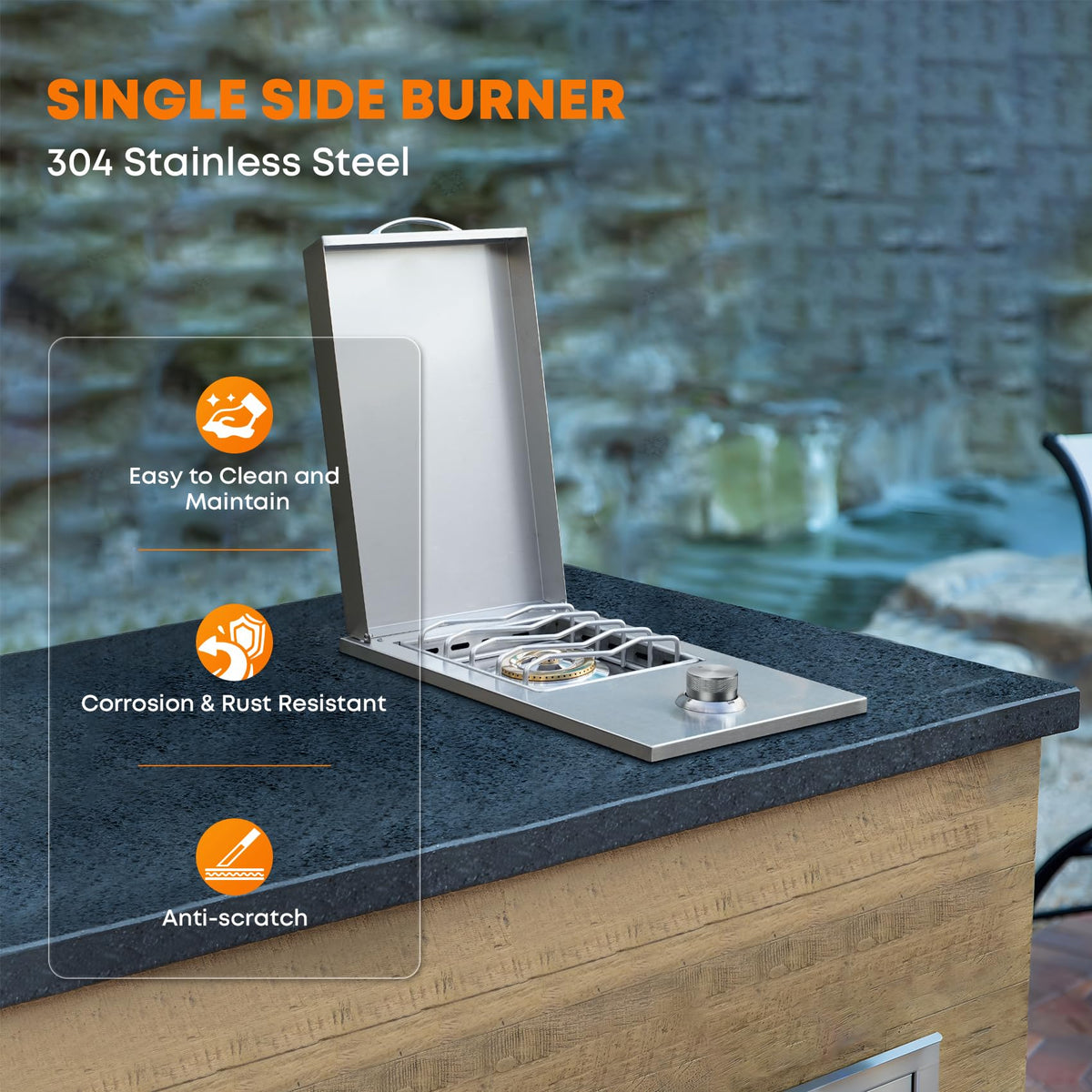 Built-In Single Side Burner T6793