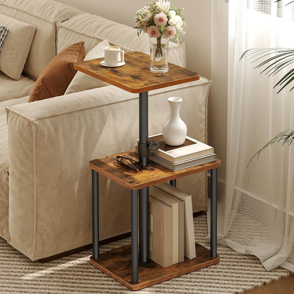 360° Rotating Height Adjustable End Table I396