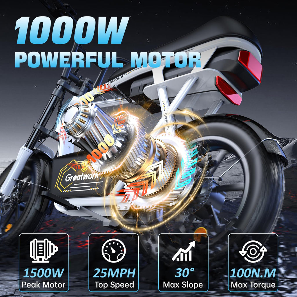1500W Peak Electric Scooter with Large Battery T9490