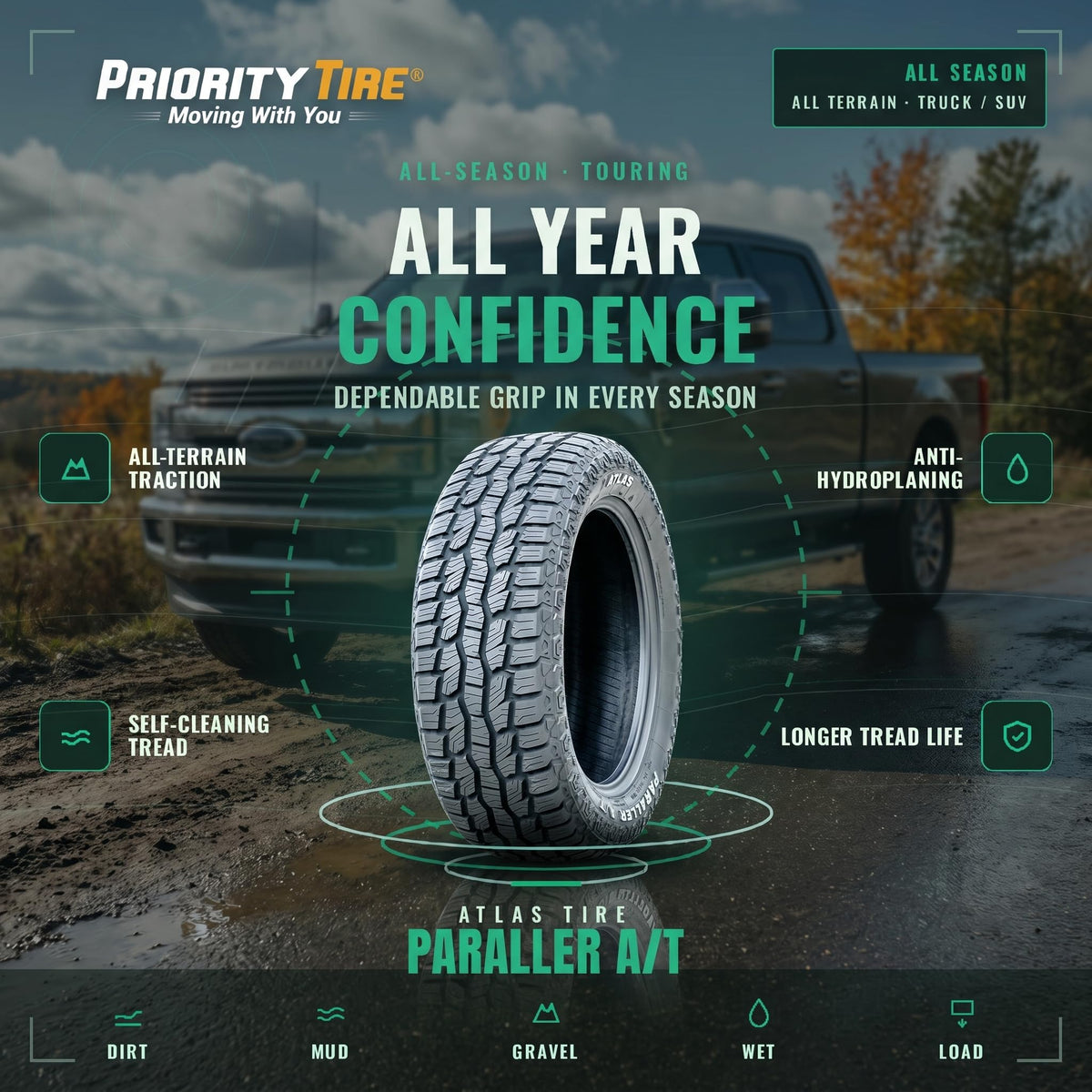 275/55R20 113S All Terrain Tire C384
