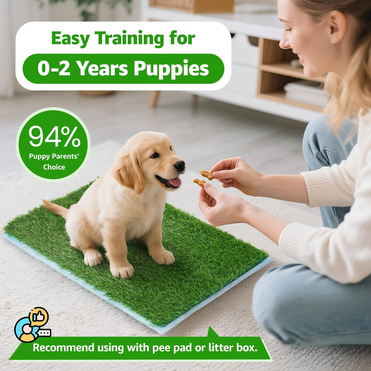 Artificial Grass Pee Pads for Dogs O450