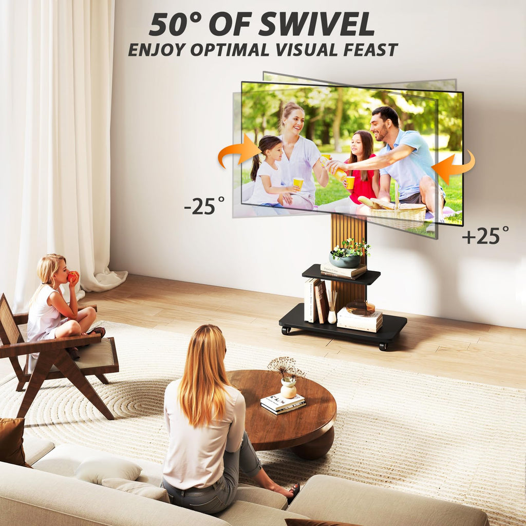 Heavy Duty Rolling TV Stand for 55-100 inch Large Screens G193983